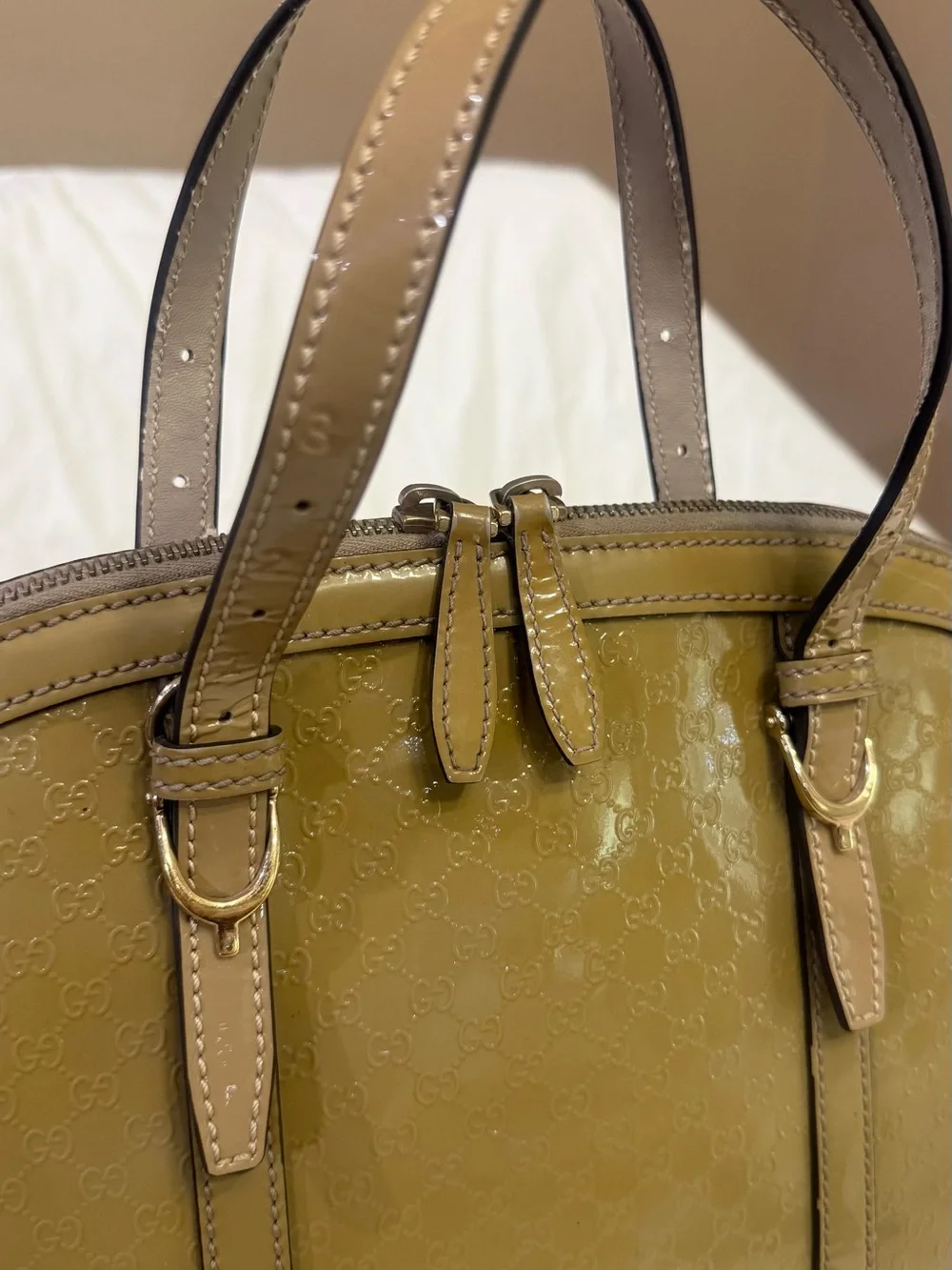 Gucci patent guccissima